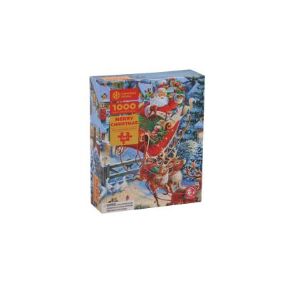 Китай Взрослые Персонализированные головоломки 1000 кусочков Пазл для рождественского праздника продается