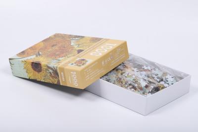 China OEM 500 Jigsaw Puzzles Customized Printing Rectangular for sale