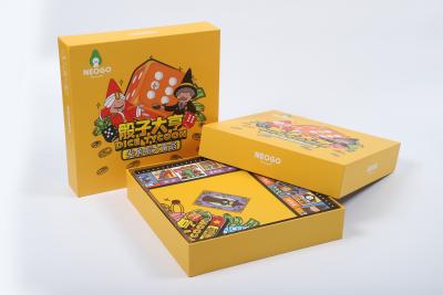 China 300Dpi Tafeltop Tycoon Dice Party Board Games CMYK Printing Te koop
