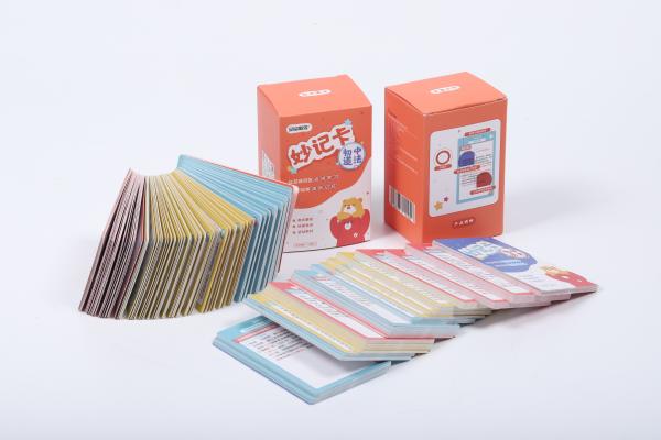 Quality Interactive Educational Learning Game Cards Custom Playing Card Printing for sale