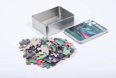 China Cartão Educacional 100 Peças Puzzles Jigsaw Custom à venda