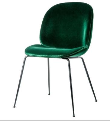 China Designer Furniture Fully Upholstered Shell Dinning Chair Gubi Beetle Chair for sale