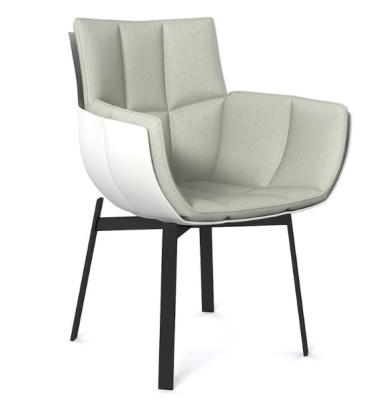 China Modern latest fiberglass Leisure Bar Husk Dining Chair office Arm Chair for sale