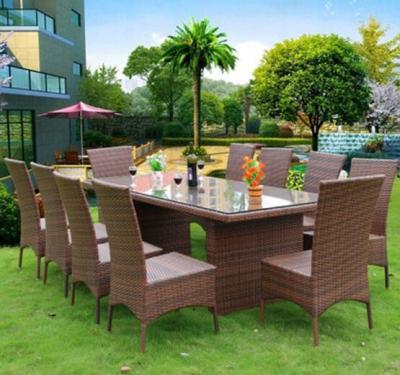 China PE Rattan wicker chair patio Backyard table and chairs Leisure Aluminium Outdoor Garden chair for sale