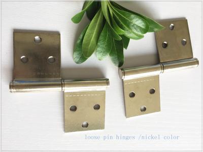 China Removable Lift Off Cabinet Hinges  Folding Middle East Type Two Pieces Small Nickel Plated for sale