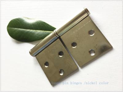China Detachable Brass Lift Off Hinges , Barrel Lift Off Shutter Hinges  Nickel Plated for sale
