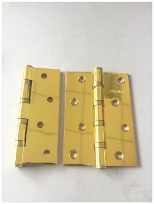 China Bright Golden Plate Stainless Steel Ball Bearing Hinges Heavy Duty Smooth Surface for sale