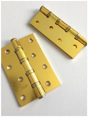 China Golden Plated4  Ball Bearing Driveway Gate Hinges Loose Pin Lift Off Type for sale