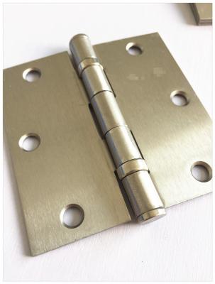 China Ove Flat Head Security Door Hinge  Satin 2 Bb Steel Circle Smooth Surface Finish for sale