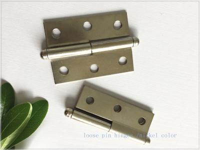China Multi - Purpose High Security Door Hinges Nickel Plated Butt Type for sale