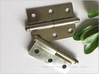 China Ball Tip Nickel Plated Commercial Door Hinges Detachable Movable for sale