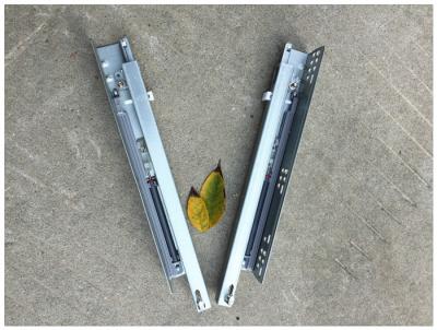 China Sgs Test Concealed Undermount Soft Close Drawer Slides Telescopic Galvanized for sale