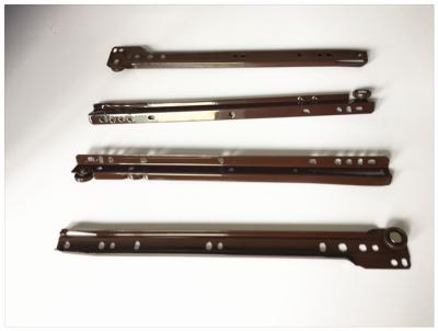 China Dark Brown Color Fgv Drawer Slides Abs Roller Wheel Nylon Runner Durable for sale
