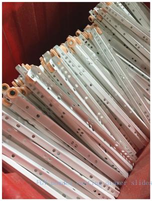 China Abs Wheel Ball Bearing Drawer Runners 0.9mm-1.2mm Thickness After Painting for sale