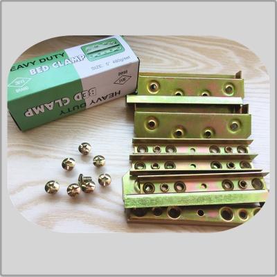 China High Durability Screw Hook Hinge  Yellow Zinc Color 480g Corner Brackets 8screws for sale