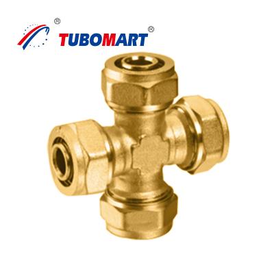 China Plumbing Pex Compression Fittings Brass 12mm 16mm 20mm 25mm 32mm 63mm for sale
