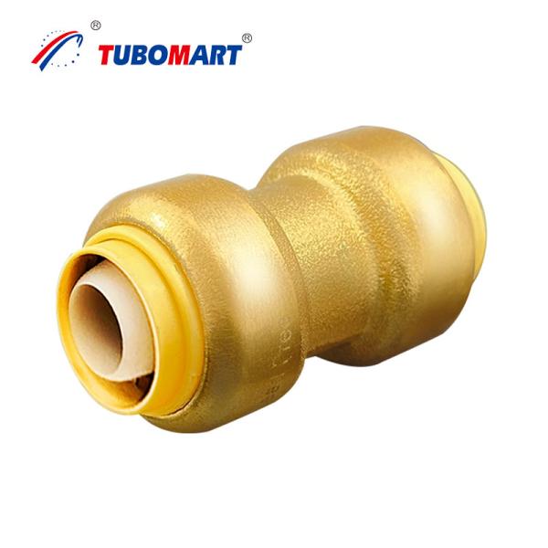 Quality Brass Plumbing Elbow Fittings Lead free Quick Connect Pex Push Fit Fittings for sale