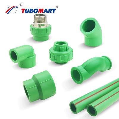 China Corrosion Resistant Plastic PPR Water Pipe Fittings For Plumbing Systems for sale