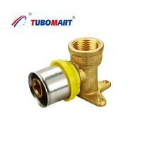 china Commercial Brass Pex Tube Connectors 16mm - 32mm Pex Tubing Compression Fittings