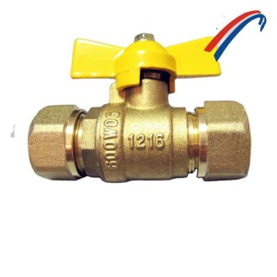 China ODM Hoogwaardig Messing Gas Valve Commercieel 1/2 In Gas Ball Valve Te koop