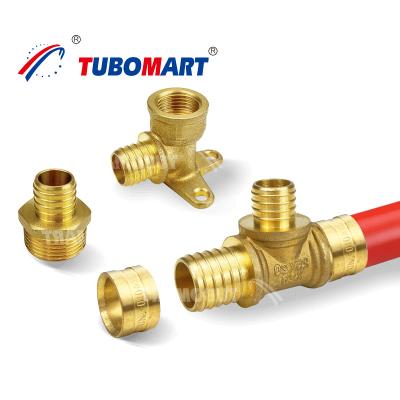China Industrial Pex Tubing Fitting Smooth Operation Brass Pex Pipe Joints for sale