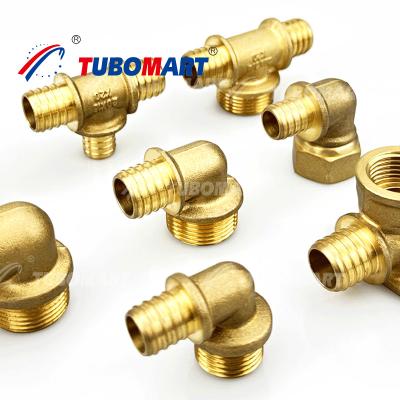 China 1/2 Inch Brass Pex Sliding Fitting Corrosion Resistant For Plumbing for sale
