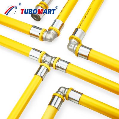 China 1/2 Inch Leak Proof Pex Press Fittings Brass Pipe Press Fittings For Hygienic Equipment for sale