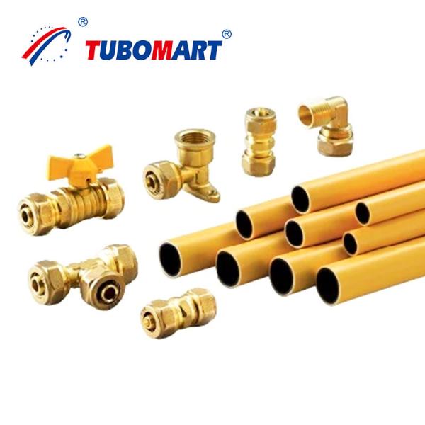 Quality Dual Pex Aluminium Pipe For Gas Distribution Systems Yellow Pex Tubing for sale