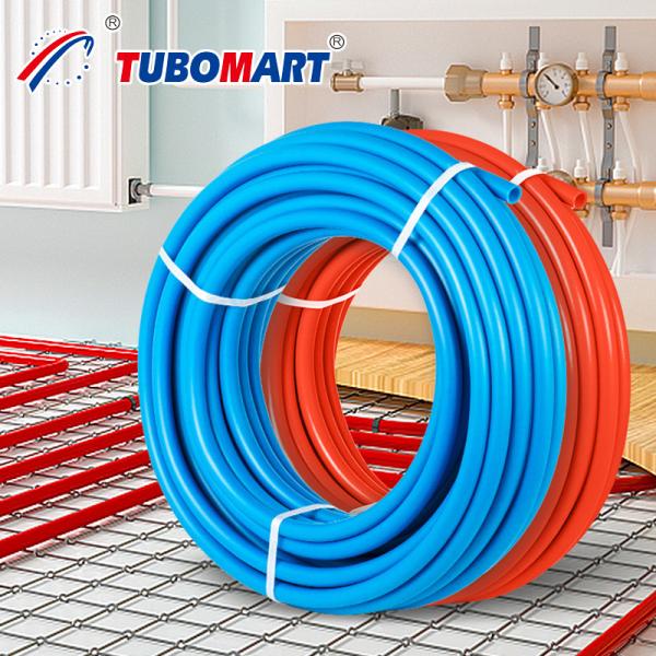 Quality Corrosion Resistant Insulated Pex Pipe 50m 100m 200m Per Roll With Crimp Fitting for sale