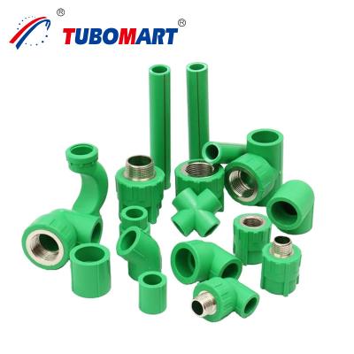 China Corrosion Resistant PPR Pipe Fittings Welding Installation ISO9001 ISO14001 Standard for sale
