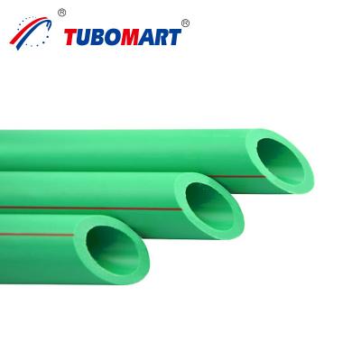 China Tubo de plástico PPR 1,25mpa - 1,6mpa Tubo aleatório de polipropileno de baixa condutividade térmica à venda