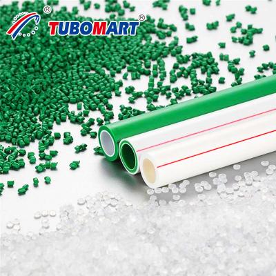 China Resistência à corrosão do tubo de polipropileno de copolímero aleatório PPR verde à venda