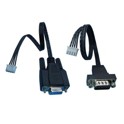 China DB9 RS232 Serial DCD RXD TXD GND Port to 4-pin JST-XH 2.54mm Connector Extend Cable à venda