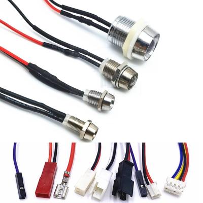 China Cable Connectors Assembled Power Pilot Lamp LED Indicator Light Sigal Warning Light for sale