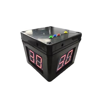 China Junction Cube Box Timer 4 Sided Digital Countdown Stopwatch Poker Chess Casinos Digital Shot Timer for sale