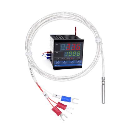 China Temperature Controller Thermocouple Sensor Cable Stainless Steel Probe Tube PT100 -50°C~200°C for sale