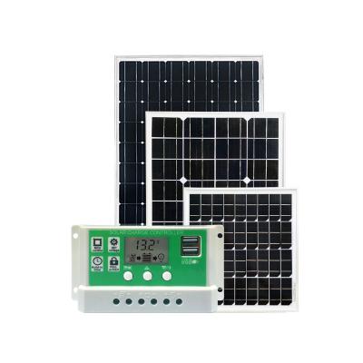 China MPPT Solar Charge Controller Battery Charging Panel Dual USB Controlador De Carga 12V 24V Auto Regulator for sale
