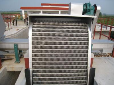 China Automatic rotatory solid - liquid separator bar screen , screening process in water treatment plant for sale