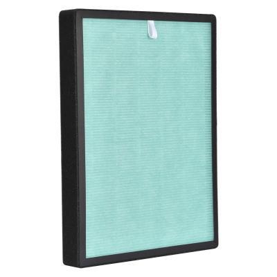 China Customized Green Antibacterial Pleated Hepa Air Filter For EP350 for sale