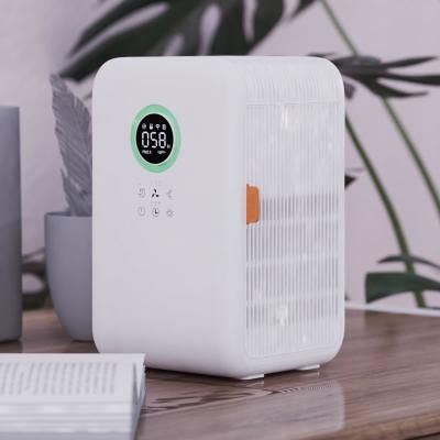 China White Mini Portable Desktop Air Purifier Hepa UV Air Purifer for Better Sleep With Fresher Air for sale