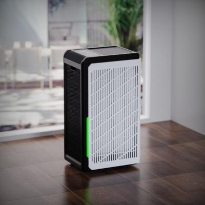 China ABS Hepa Air Cleaner Humidifier 1800m3/H With LED Touch Screen for sale