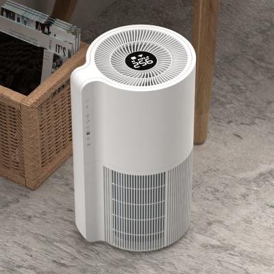 China Sensor de polvo ABS Filtración de aire Hepa Desinfección Purificador de aire de habitación silenciosa en venta