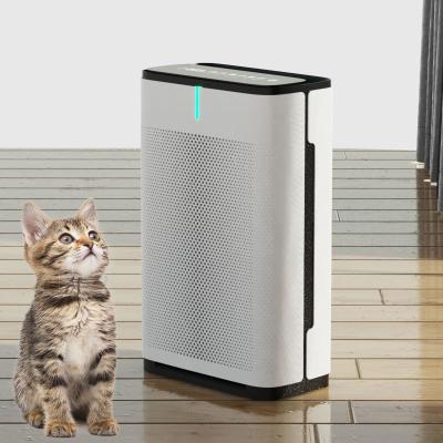 China LED Touch Screen Pet Air Purifier For Allergies  ABS Plastic Material Pet Air Cleaner for sale