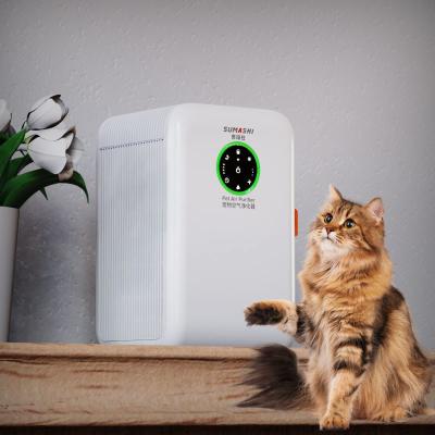 Chine ODM UVC Led Sterilization Hepa Pet Air Purifier For Small Pet Shop Remove Pet Dader And Odor à vendre