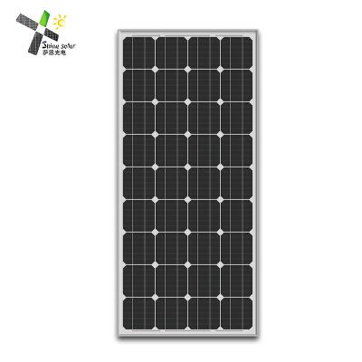 中国 TUV MCS IECのセリウムはシリーズの36個の細胞が付いている12V 100Wattのモノクリスタル太陽電池パネルを承認しました 販売のため