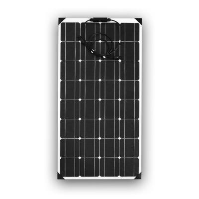 Chine ETFE mono SunPower noir de panneau solaire de 100 watts avec du CE et ROHS diplômée à vendre