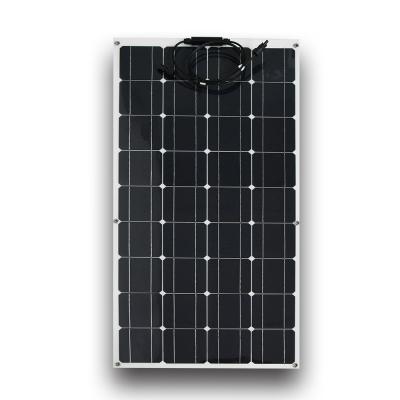 China 18V 100W Mono Cell Solar Panel , Highest Efficiency Flexible Solar Panels for sale