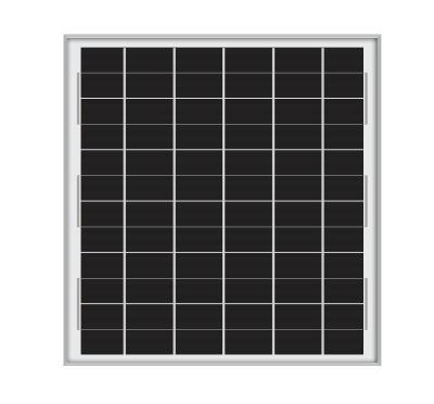 China Light Weight 12 Volt Portable Solar Panels Super Slim For Solar Lighting Kit for sale
