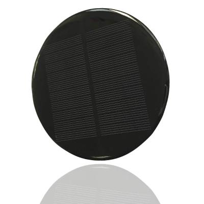 China mini instalación fácil de los paneles solares de 6V 110mA, el panel solar redondo del diámetro 100m m en venta
