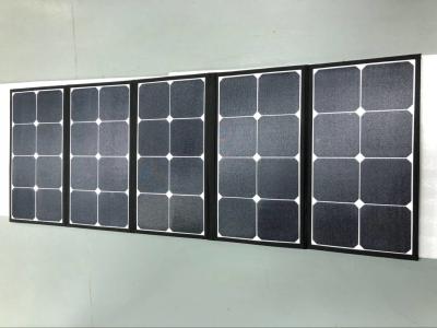 China Electric Safety Portable Folding Solar Panels 120 Watt With ETFE Front Sheet for sale